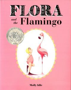 Flora and the Flamingo Caldecott Honor cover